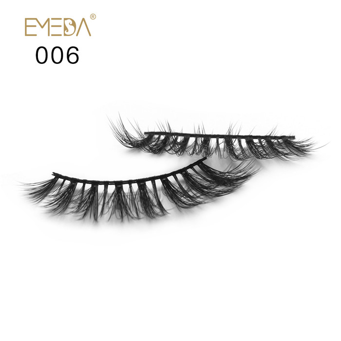 Dense 3D silk eyelash supplier fake lashes JH134